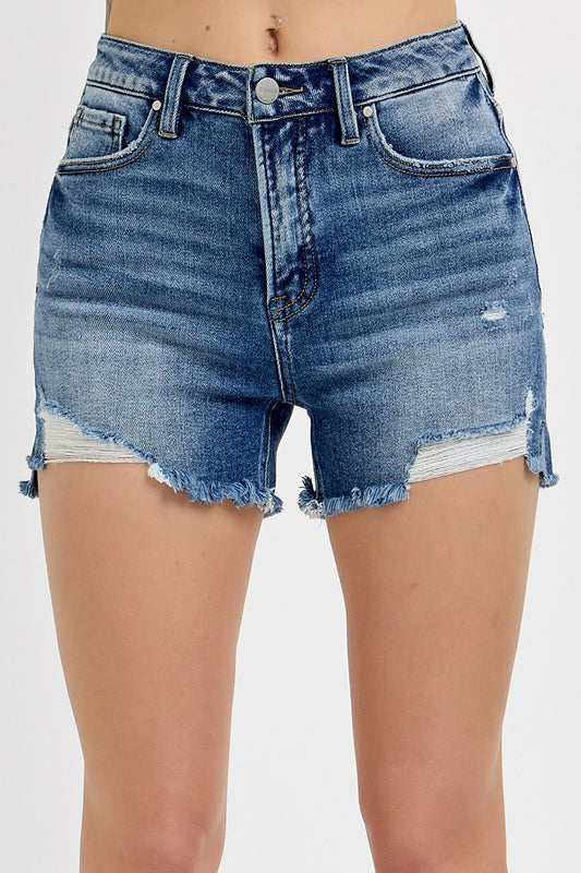 Hollie Distressed Demin Shorts