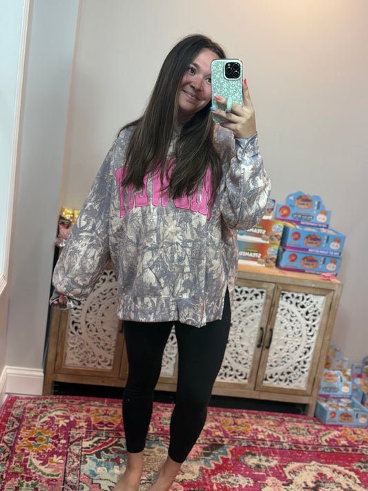 Midwest Camo Embroidered Mockneck