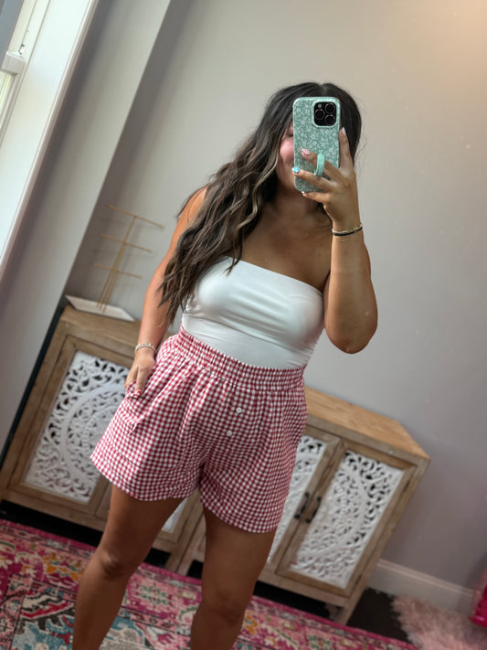 Gingham Picnic Shorts