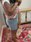 Star Studded Denim Shorts