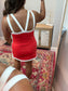 Color Block Active Dress - Red