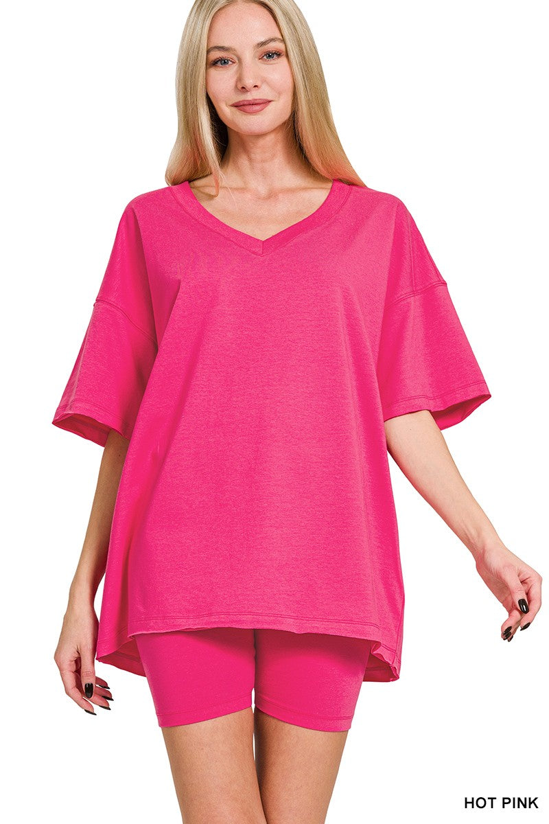 Lazy Sunday Set - Hot Pink