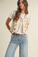 Pin Tuck Wide Leg - Light Wash