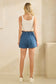 Harbor Denim Wrap Skort