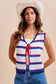 Firecracker Front Tie Tank Vest