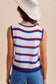 Firecracker Front Tie Tank Vest