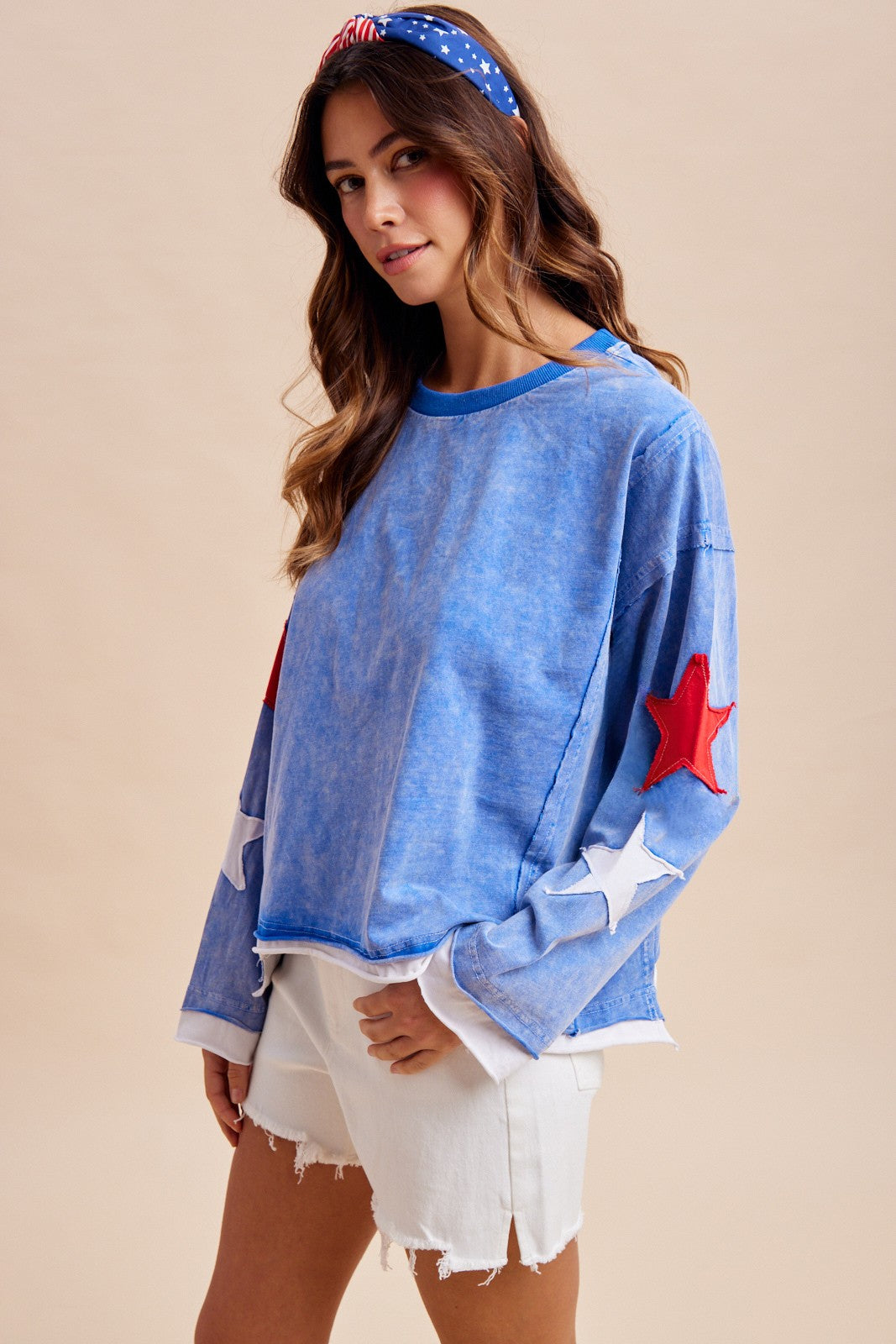 Summer Stars Long Sleeve Top