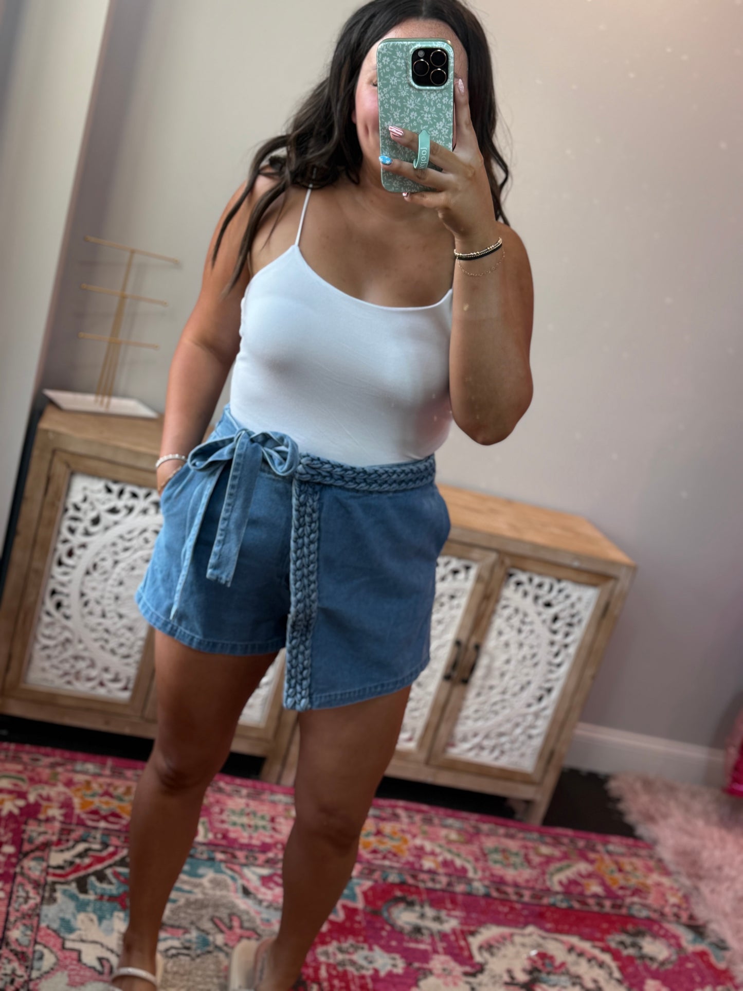 Harbor Denim Wrap Skort
