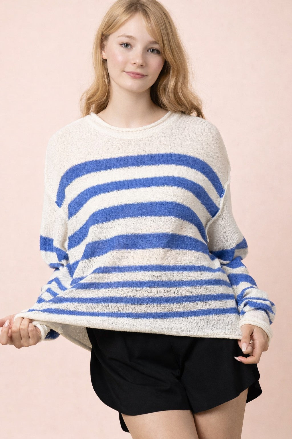 Oversized Knit Summer Sweater