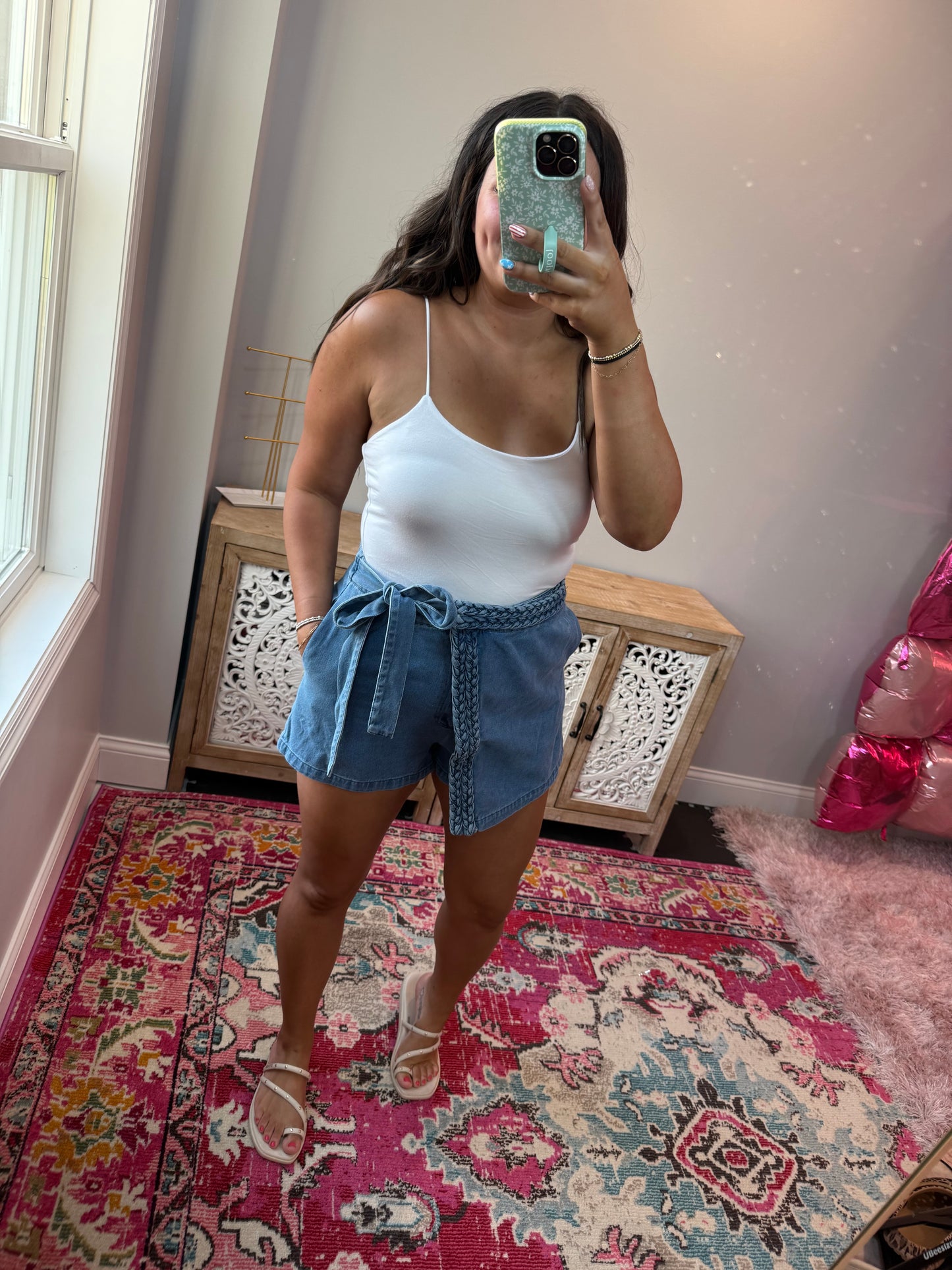 Harbor Denim Wrap Skort
