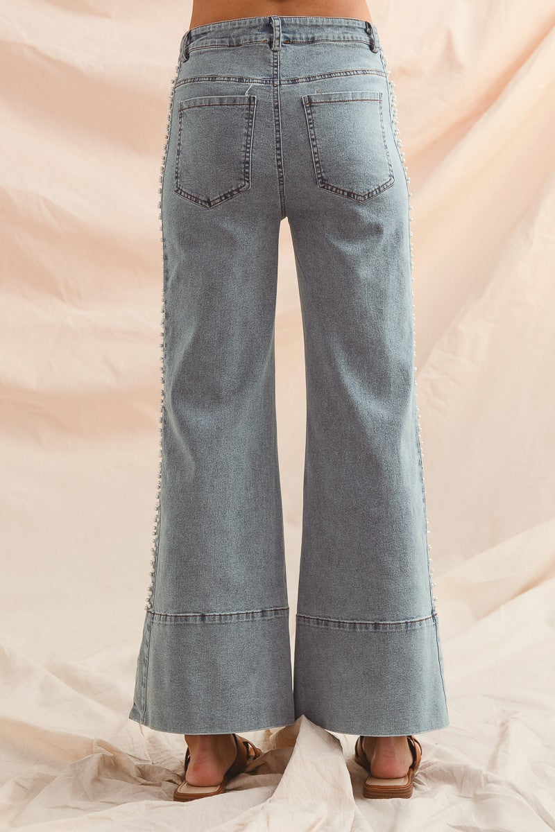 Pearl Perfection Flare Jeans