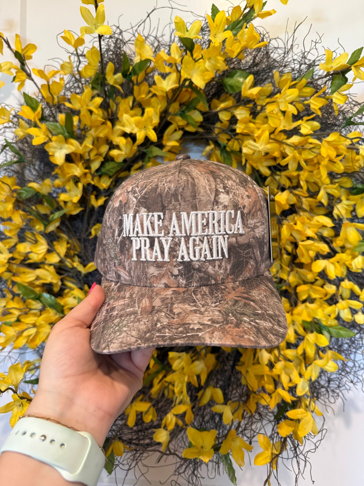 Camo Make America Pray Again Hat