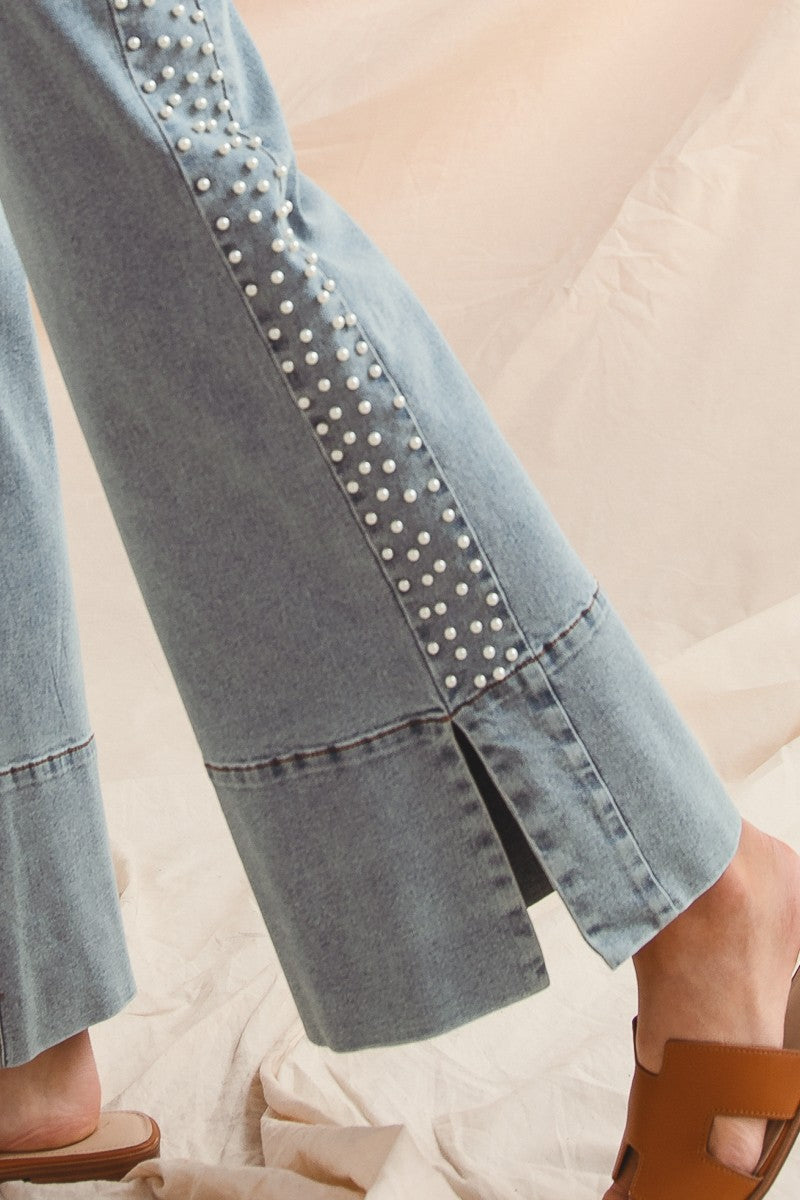 Pearl Perfection Flare Jeans