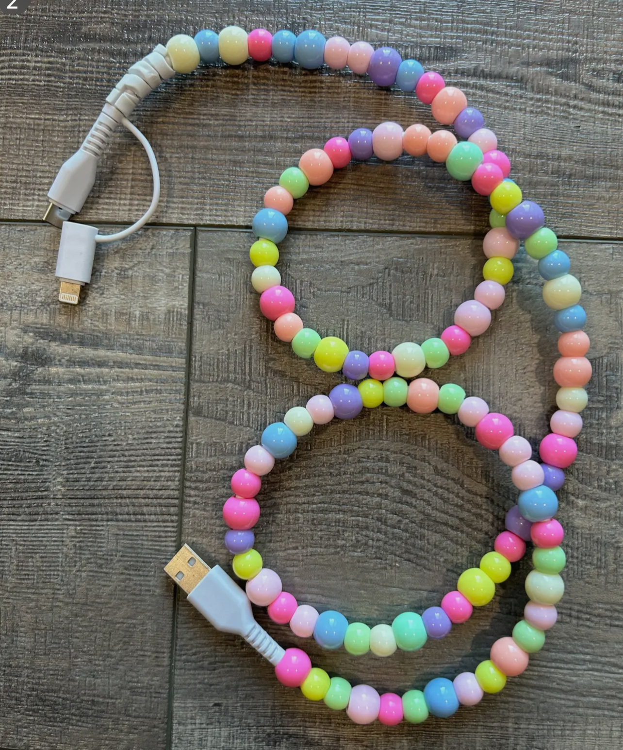For IPhone Charger Cord [MFi Certified] Beaded Pearl IPhone Fast Charging Cable For IPhone 14 13 12 11 Plus Pro Max Cute Bowknots Phone Charger Cord USB A To IPhone Cable