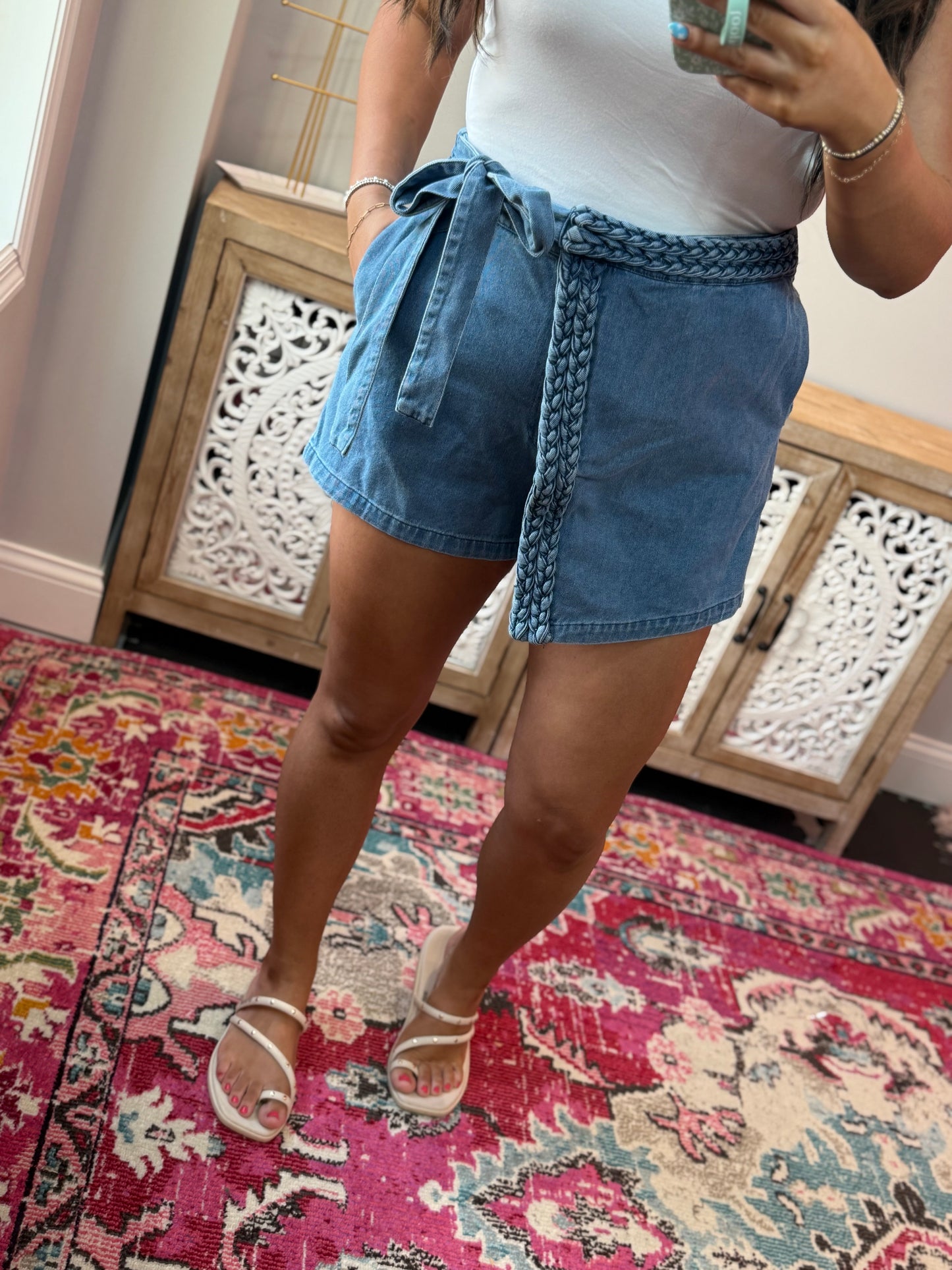 Harbor Denim Wrap Skort