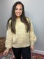 Date Night Checkered Sherpa Sweater