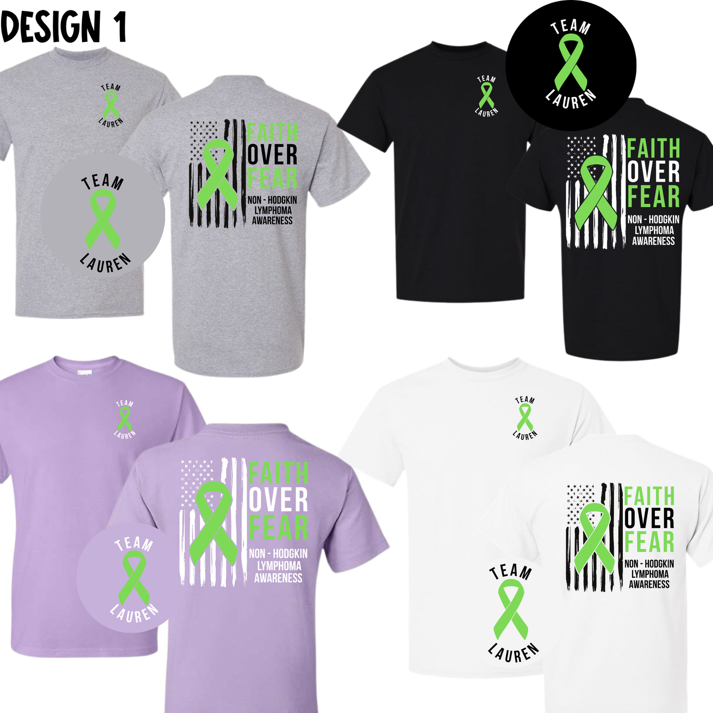 Lauren's Fundraiser T-Shirts