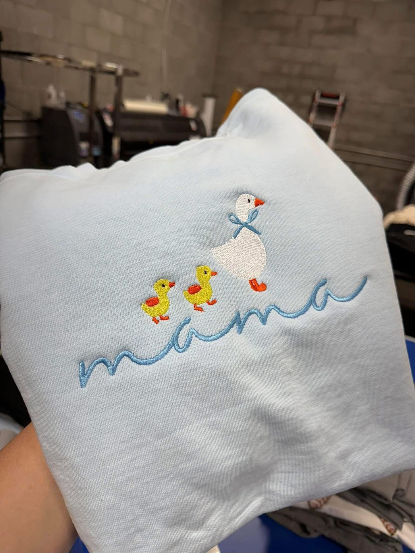 Embroidered Mama Goose Sweatshirt