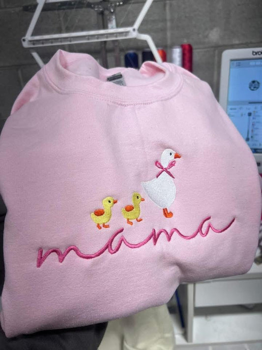 Embroidered Mama Goose Sweatshirt