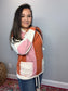 Quinn Quilted Patchwork Jacket - Pink