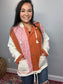 Quinn Quilted Patchwork Jacket - Pink