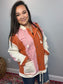 Quinn Quilted Patchwork Jacket - Pink