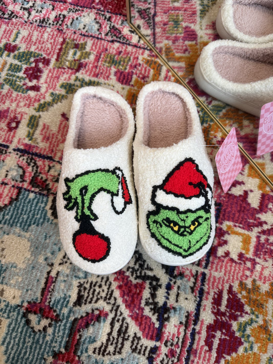 Green Man Slippers