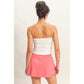 Cloud Nine Ruched Tube Top - White